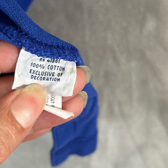 Polo Ralph Lauren nautical rugby blue white polo shirt with crest logo - Picture 14 of 15